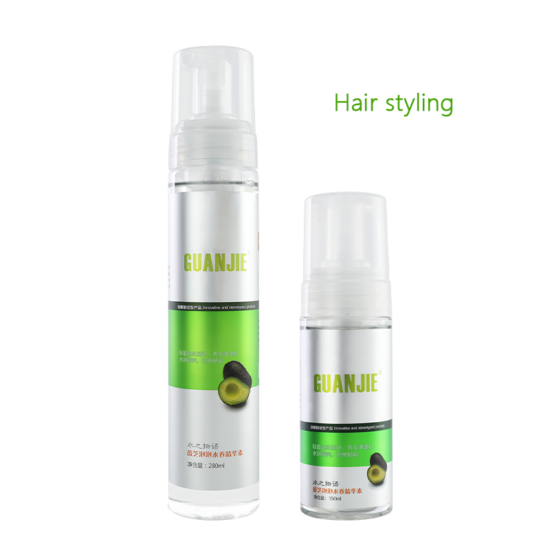 Customizable 280ml Hair Mousse For Styling Foam Private Label