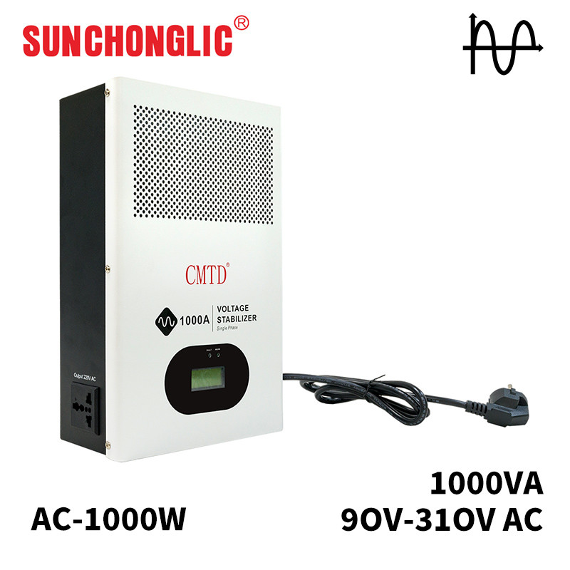  1000w Pure Sine Wave Stabilizer 220v AC Input 90V LCD Screen For Pumping Equipment Manufactures