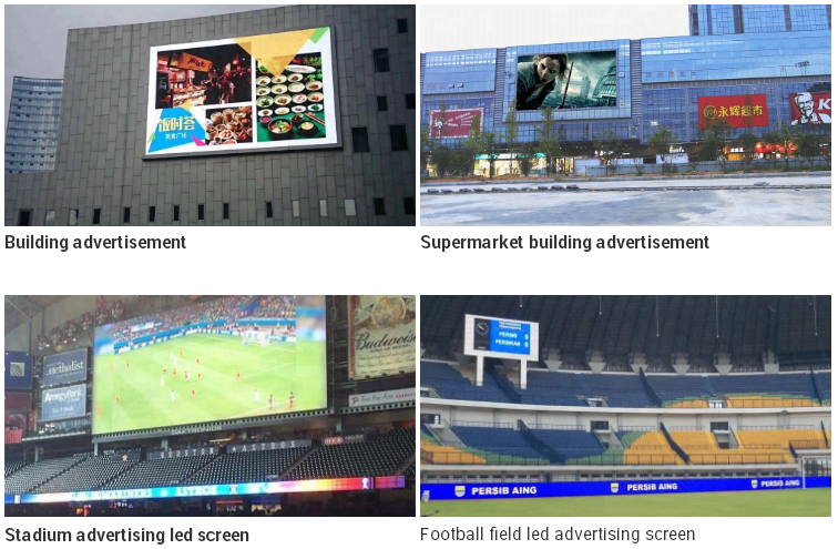 P4 Outdoor LED Advertising Screens , LED Video Wall Screen 64*32 Module Resolution