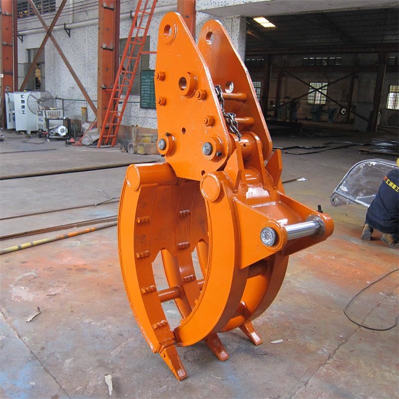Construction Hydraulic Mechanical excavator brush grapple For Grabbing Export Wooden Pallet