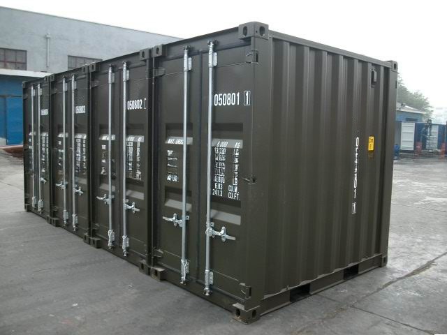 8ft x 5ft Mini Storage Shipping Container with Double Rear Door End Dry Steel/Corten Material Convenient and Versatile