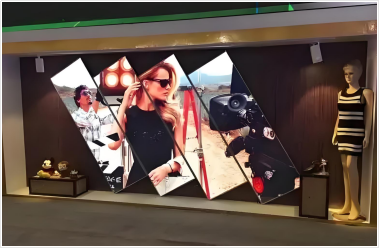 Indoor LED Poster Display P2 Portable Digital Advertising Display
