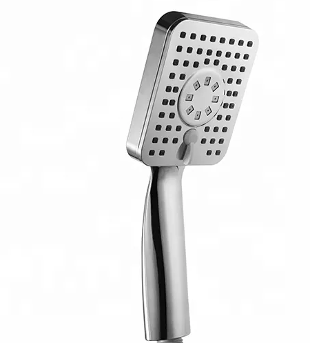 4 Functions ABS Chrome High Pressure Hand Held Shower Head With Online Technical Support