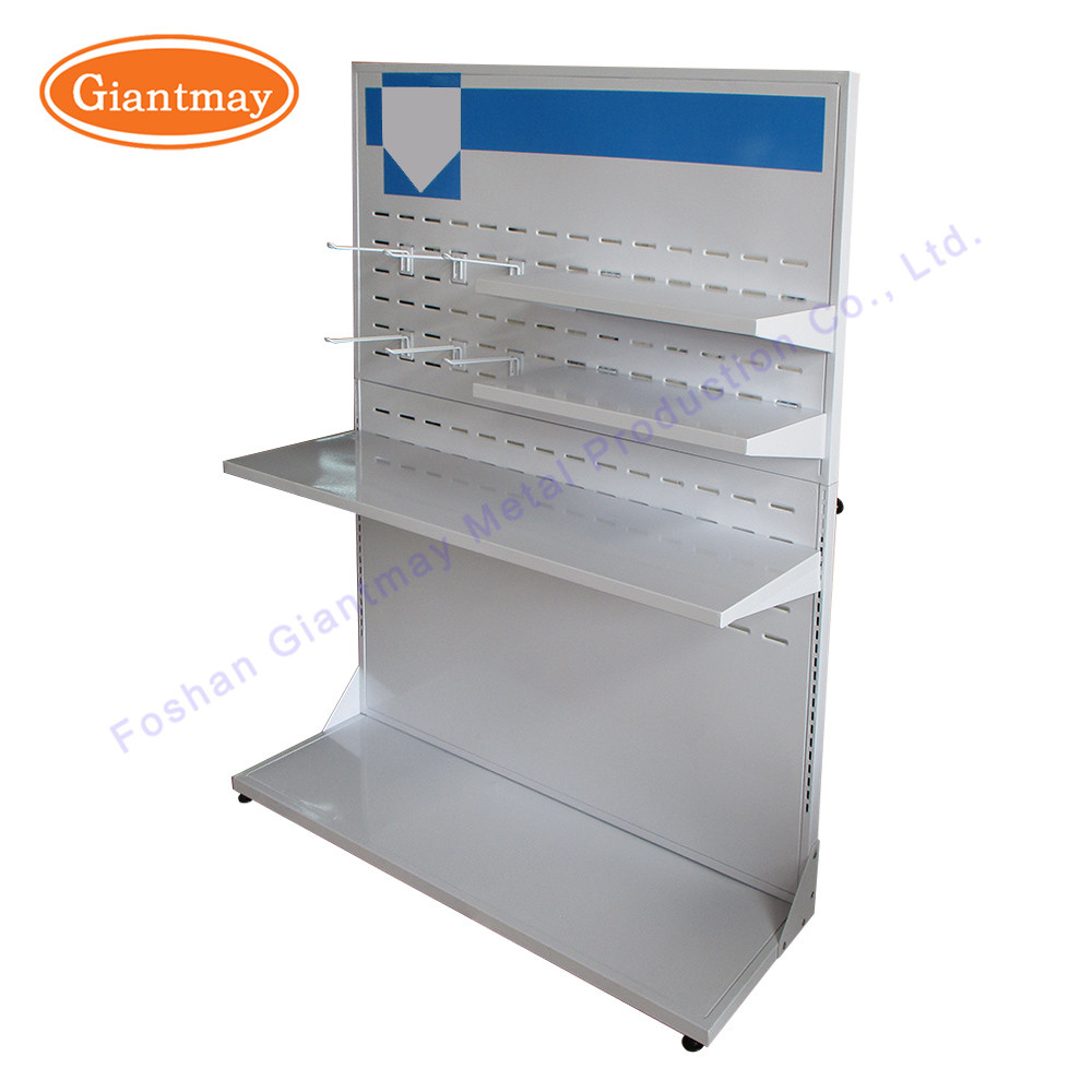 Multi-Function Cosmetic Retail Shop Display Perfume Slatwall Shelves