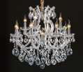 LED E14 Crystal Candle Chandelier 5 To 10m2 High Light Transmittance
