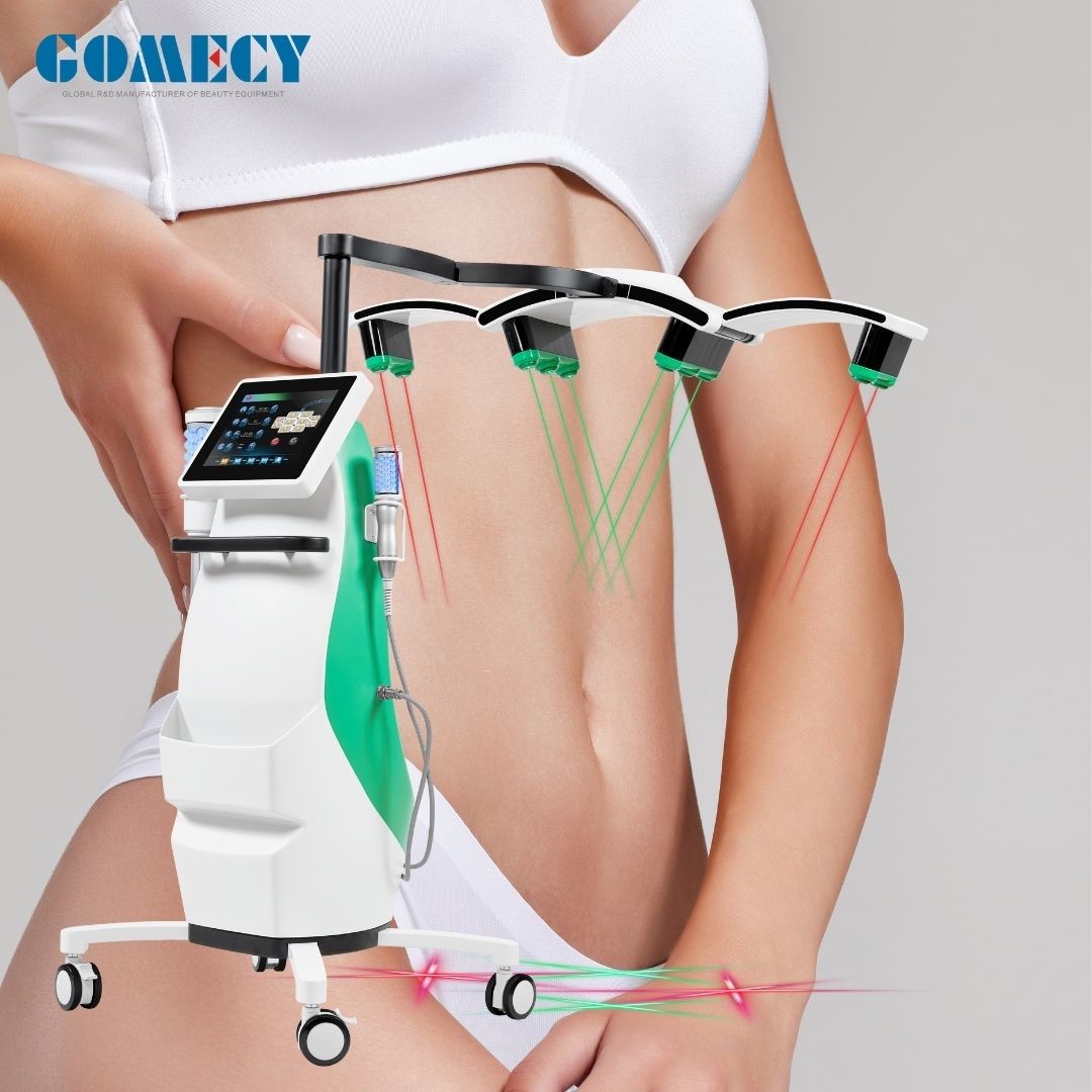 Slimmer 10D Lipo Laser 532nm Green Light And Endo Roller Therapy Combined Body Slimming Machine