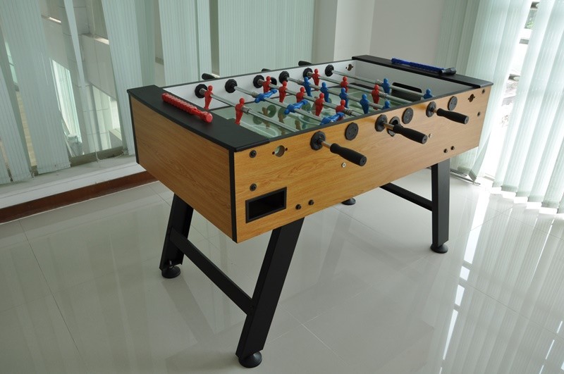 5 Feet Football Game Table Indoor Wooden Soccer Table With Metal Rod Bearing