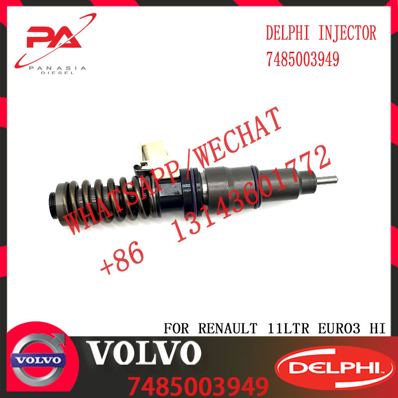 Diesel Fuel Injector 20555521 7421028880 7421644598 7485003042 7485003949 for V-O-L-V RENAULT 11LTR EURO3 HI
