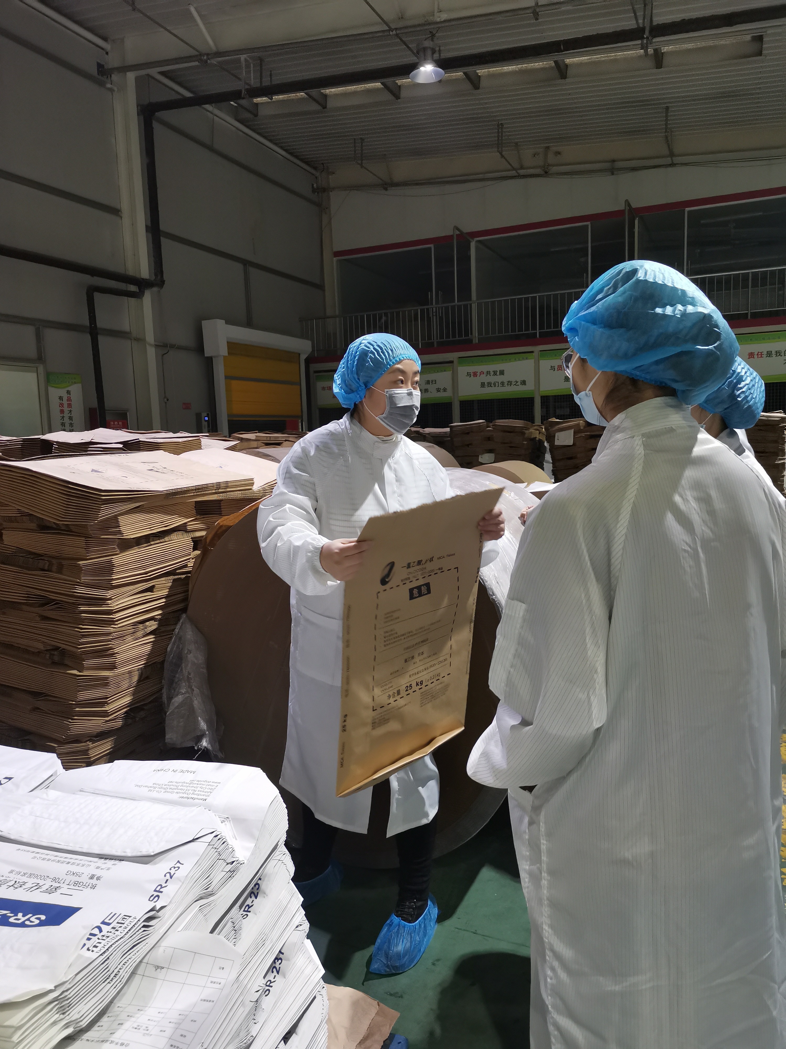 Design Custom Industrial Kraft Paper Packaging Bags White Brown Color
