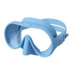 Liquid Silicon Kids Prescription Diving Goggles Face Snorkel Mask Frameless