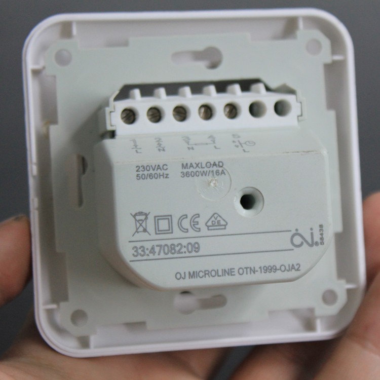 International Universal Electronic Floor Heating Thermostat Dual Temperature Controller Retardant PC