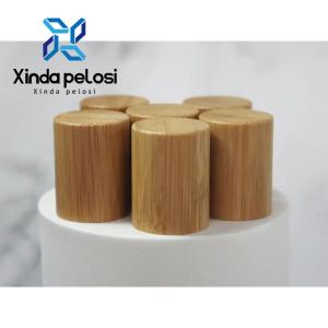  Wooden Cosmetic Bottle Caps Custom Packaging Eco Portable Recyclable Bamboo Plain Cap Manufactures