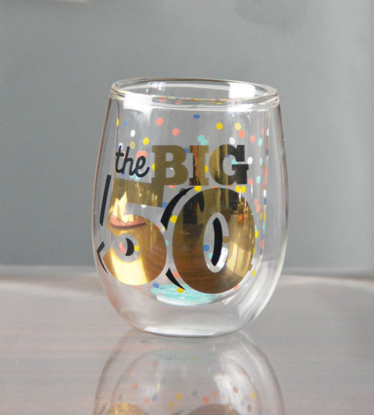 High Borosilicate Double Wall Handmade Whiskey Glass