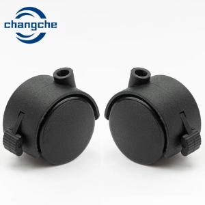 25mm Stem Length Desk Chair Rollers with Top Plate Mounting Type