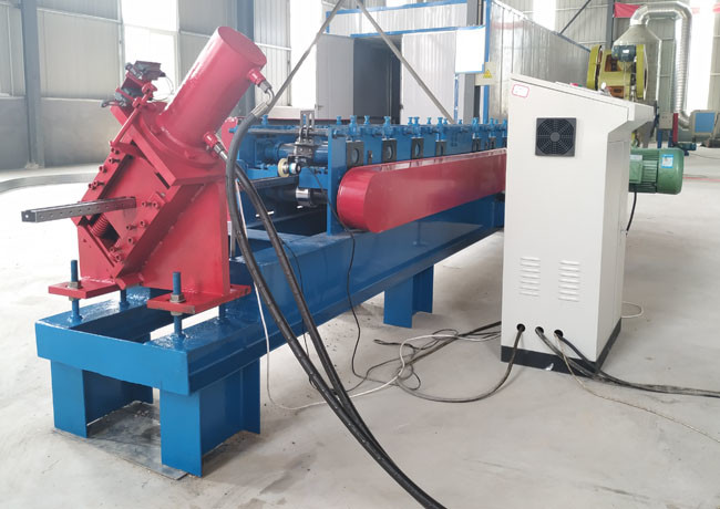 Iron Gauge Keel Manufacturing Machine , Furring Channel Light Steel Roll Forming Machine