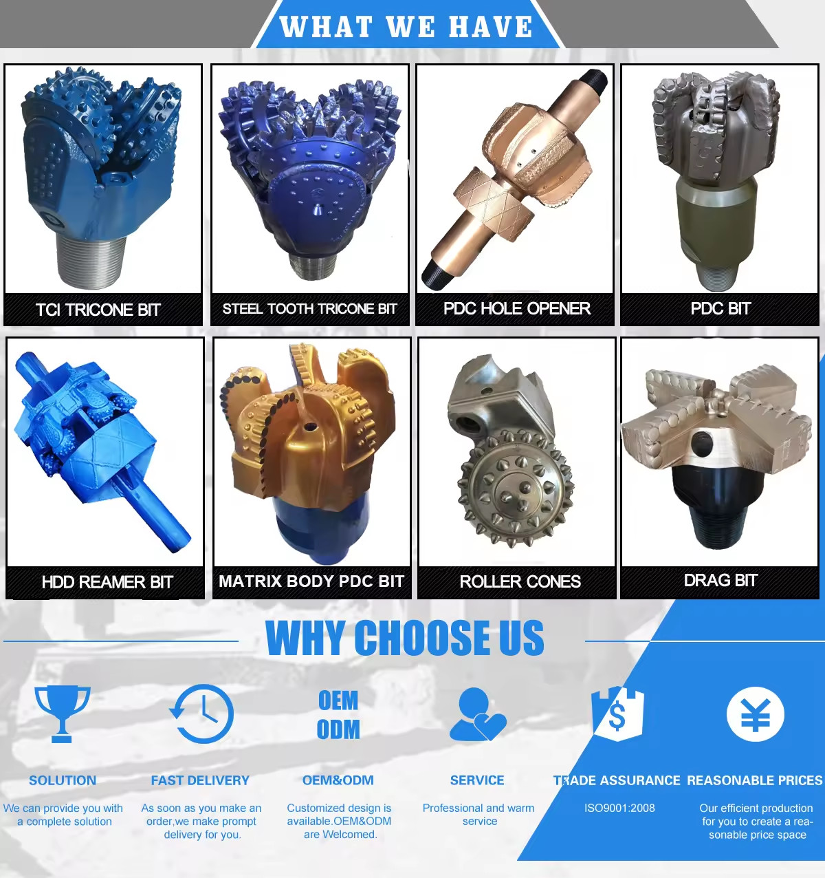 Durability with Our DTH Hammer and Button Bits for Water Well Drilling and Mining
