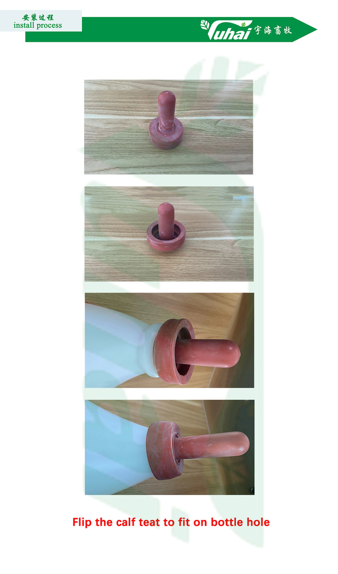 2L/4L Calf Drinking Bottle Tubing Bottle Livestock Supplies PP Livestock Equipment