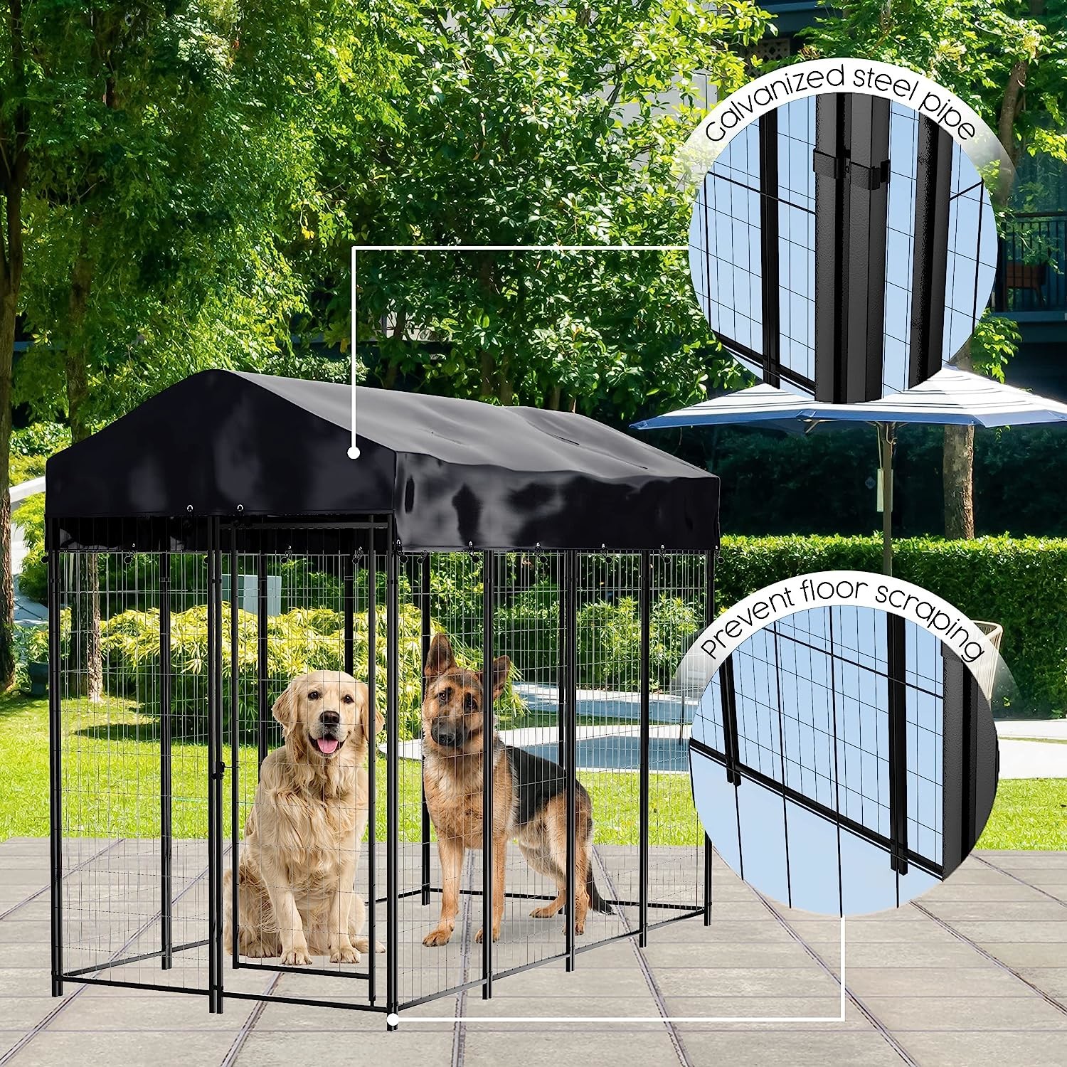 Steel Heavy Duty Dog Kennel Panels