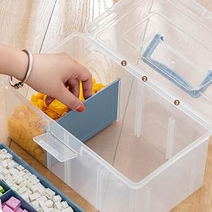 3 Different Slots for Partition Insertion for Large Size Storage Box