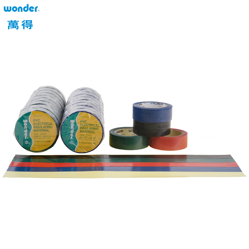 Shiny PVC Self Adhesive Tape , Eco Friendly Flame Retardant Insulation Tape Blue