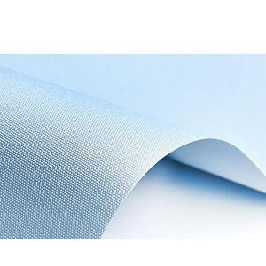 Transparent Polyester Roller Blinds Fabric B1 Grade White Foaming Technition