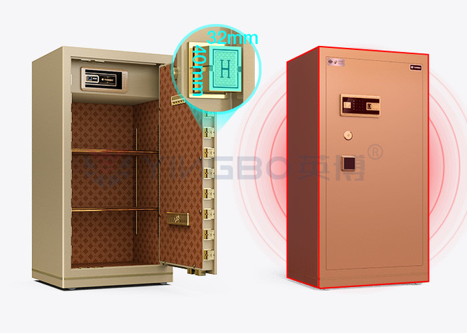 H1200mm Dual Alarm Luxury Safe Box For Office Security