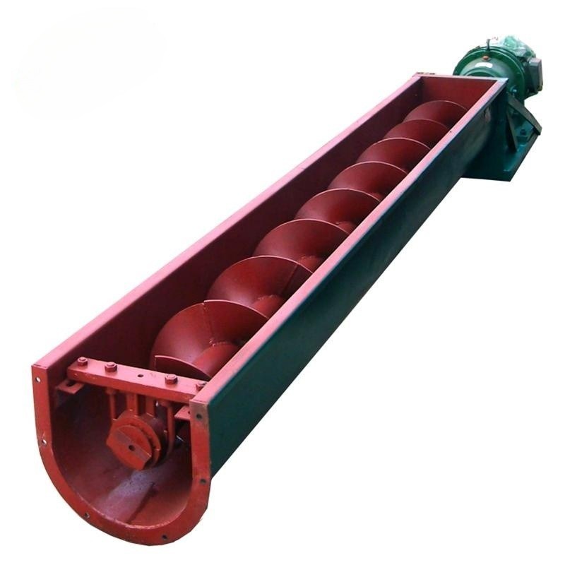 U Type Screw Conveyor Machine Stainless Steel Worm Elevator Auger Conveyor