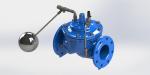 GGG50 Materials EN1074-5 Flange Linear Flow Characteristic Float Control Valve