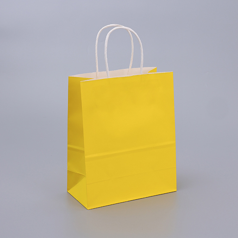 Paper Type Kraft Paper Custom Color Accepted Shopping Carrier Tote Bag at Affordable