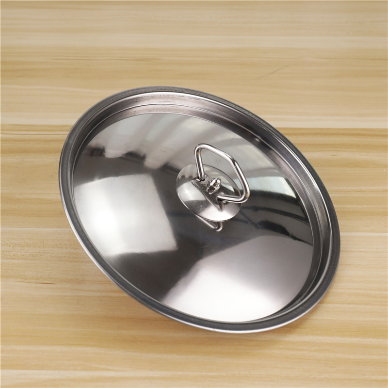 Wholesale 8pcs Soup Stock Pot Set Non Stick Stainless Steel 410 Pots Set with Lid