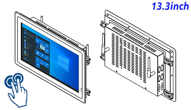 13.3-Inch Integrated Windows Monitor for Retail Systems and Public Terminals
