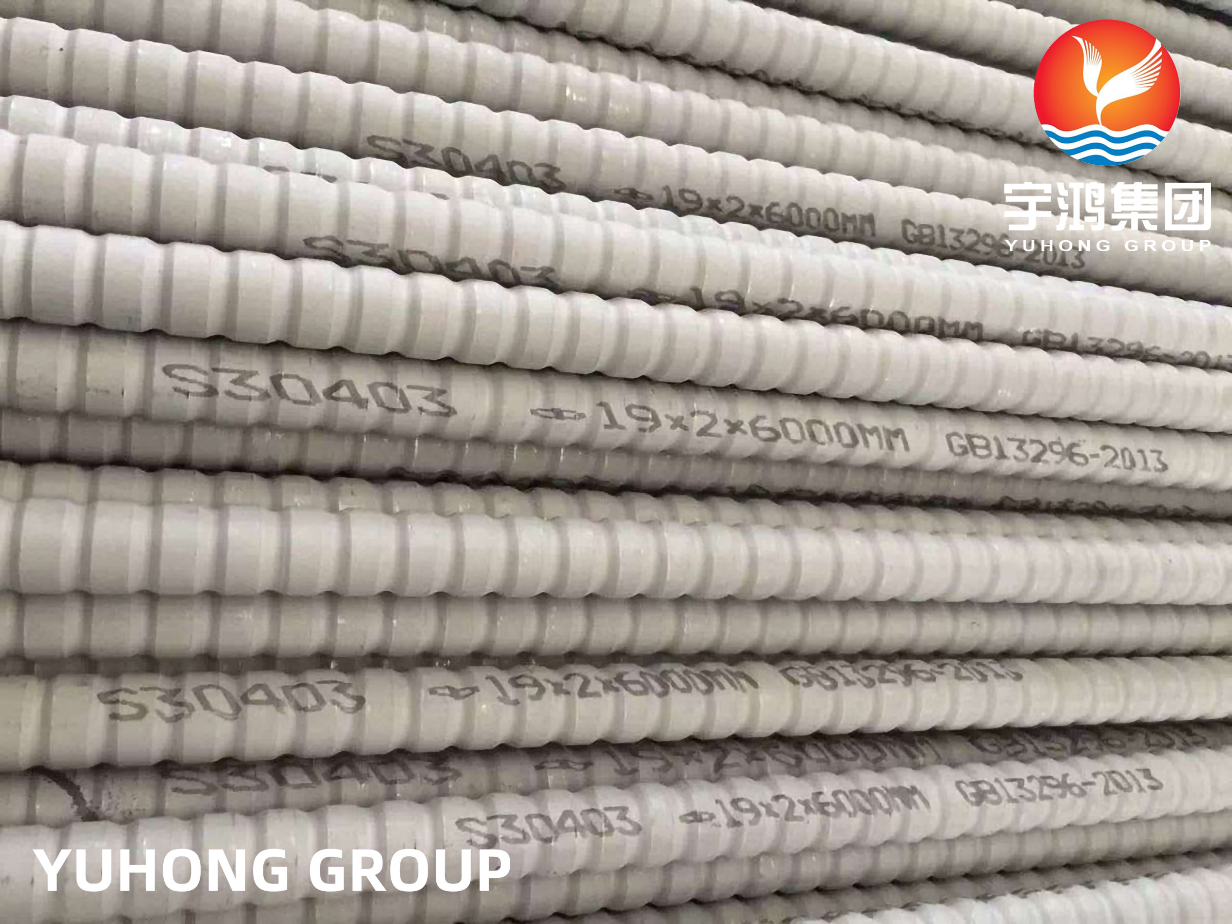 ASTM A213 UNS S30403 / 304L / WNR 1.4306 Stainless Steel Corrugated Finned Tube