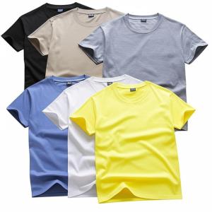  Spring Summer Autumn Season Custom Men's T Shirts for Casual and Trendy Style Manufactures
