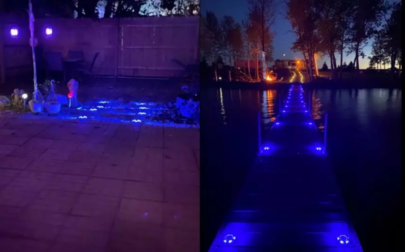 Waterproof Outdoor LED Solar Dock Light For Patio Deck Yard Garden Porch