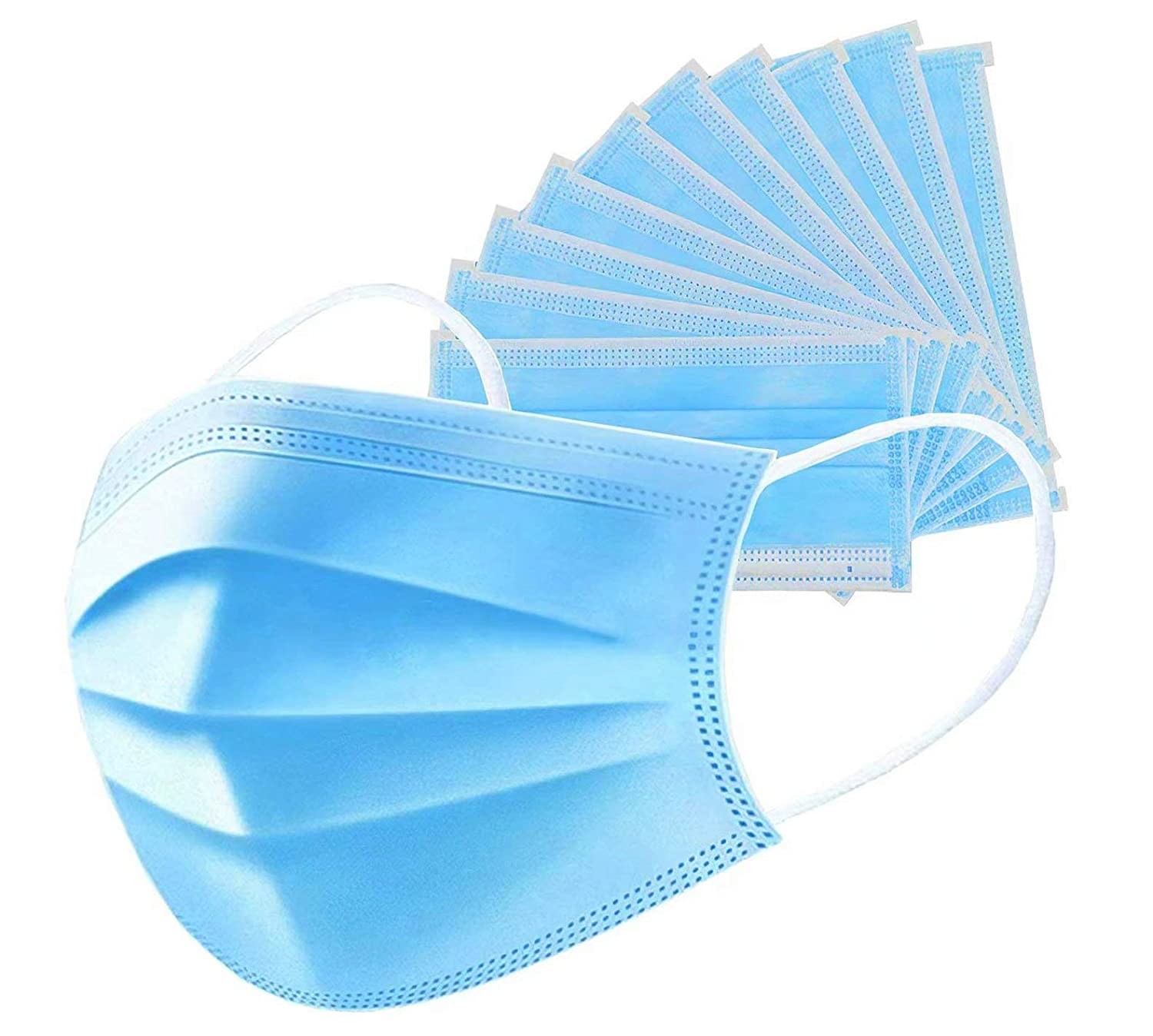 Safe Disposable Medical Face Mask Tasteless No Irritation Three Layers