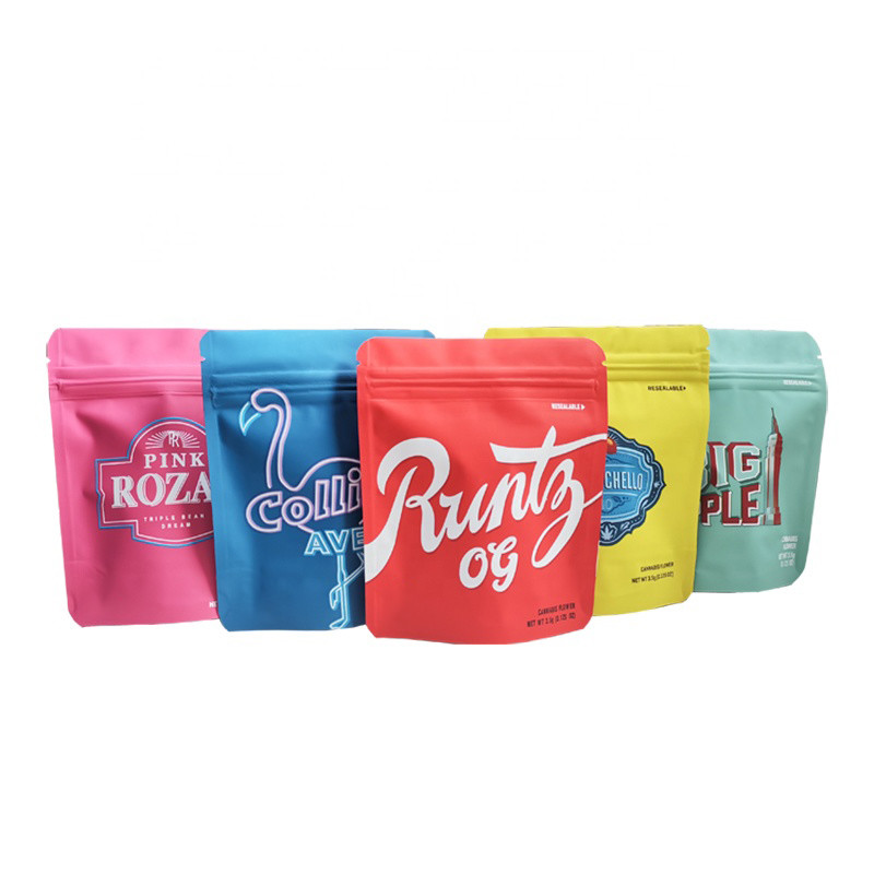 Zip Lock Weed Cookie Packaging Mylar Bags Honey Sachet Honey Edible Packaging Bag