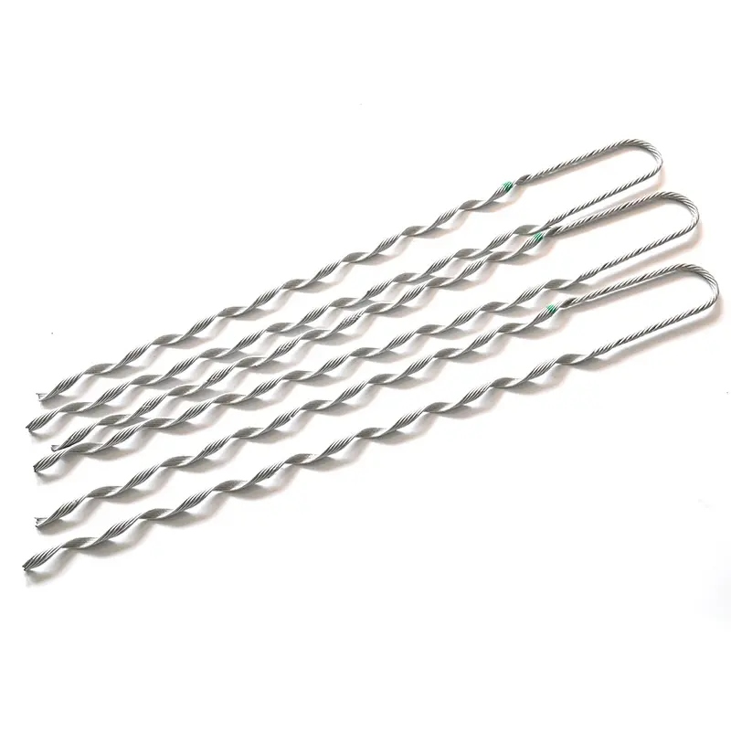 330*62*32 mm Fiber Tension Clamp Durable Bare Twisted Wire Line Fitting for ADSS Cable