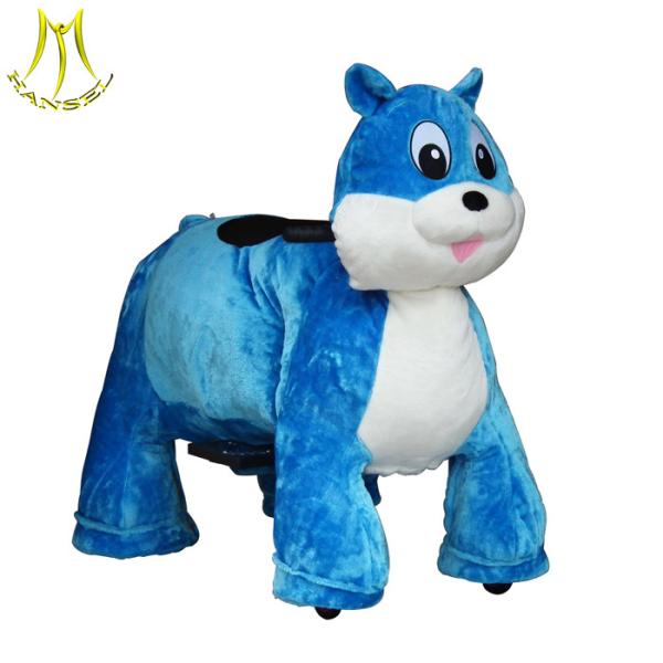 Hansel small amusement park animal ride and animal scooter children for sale