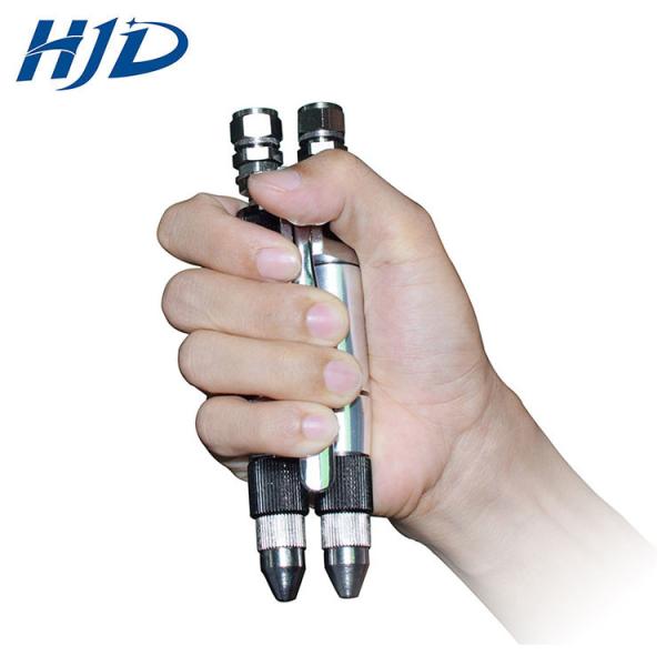 POM Aluminium Alloy Silicone Dispensing Valve 2 Parts Output Liquid Dispenser