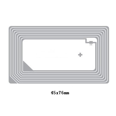 PET Material Dry HF RFID Inlay 13.56MHz RFID Label Tag 40x40mm 22x35mm