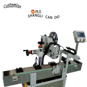 76mm Roll ID High Precision Label Applicator for Video Inspection of Electronic