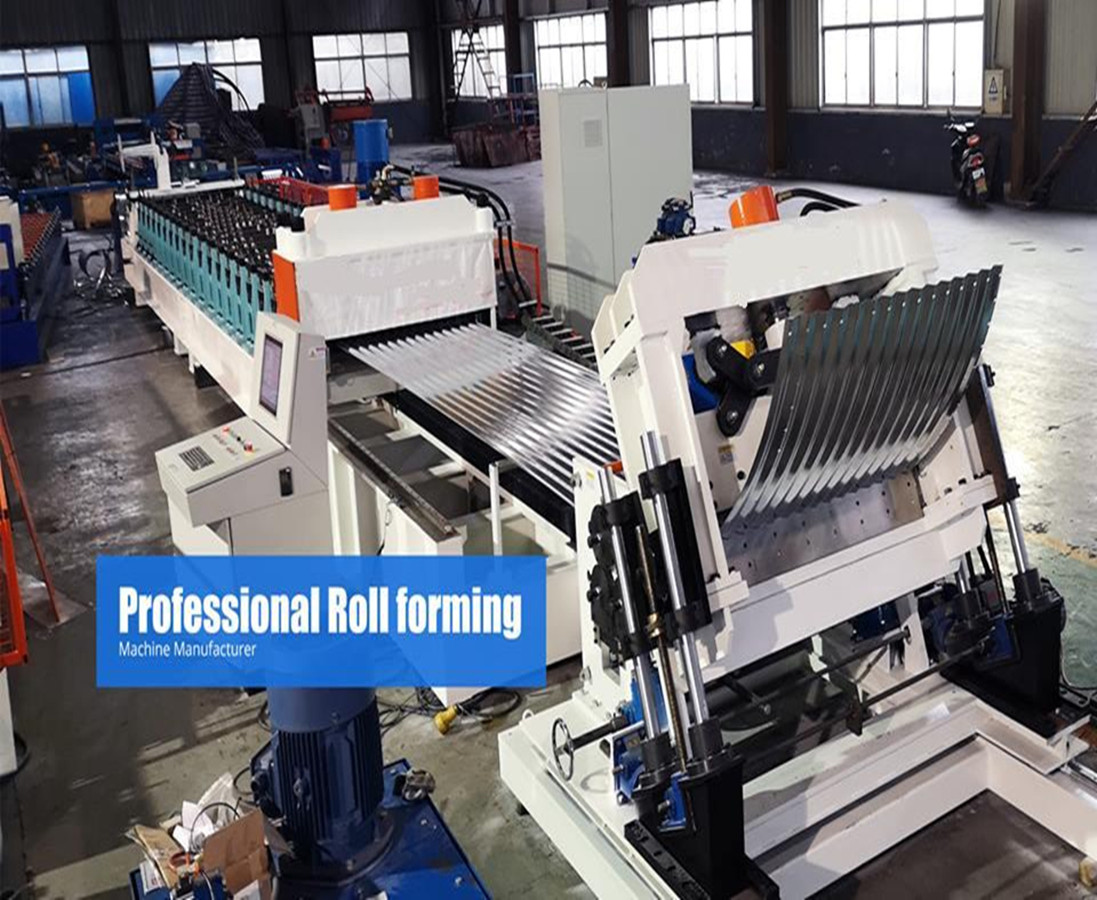 Gear Box Driven Galvanized Coils Barn Silo Roll Forming Machine