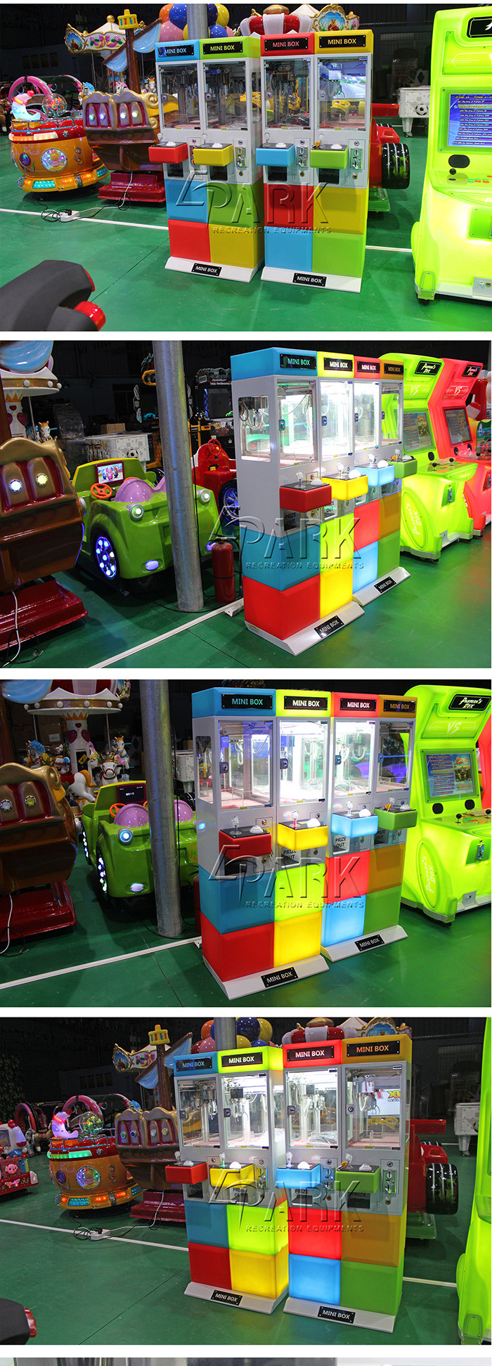 Gift Scratch Crane Claw Vending Machine / 1 Player Candy Grabber Machine