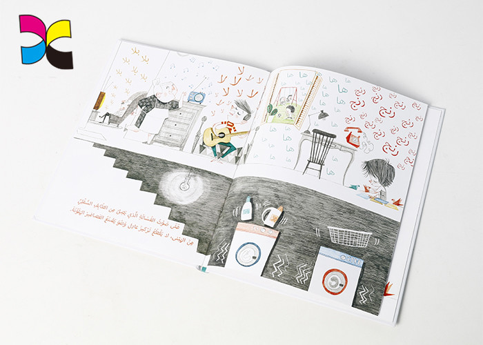 Full Color Hardcover Ardcover Book Printing For Preschool Training