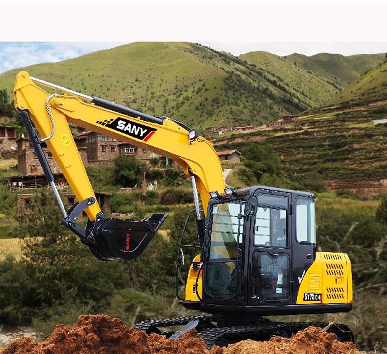 SANY SY75C Small Excavator High Efficiency Digging Machine Excavator 7 Ton