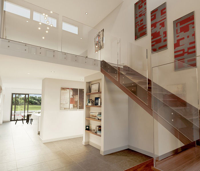 Double Fast Construction Prefabricated Luxury House With Light Steel Structure