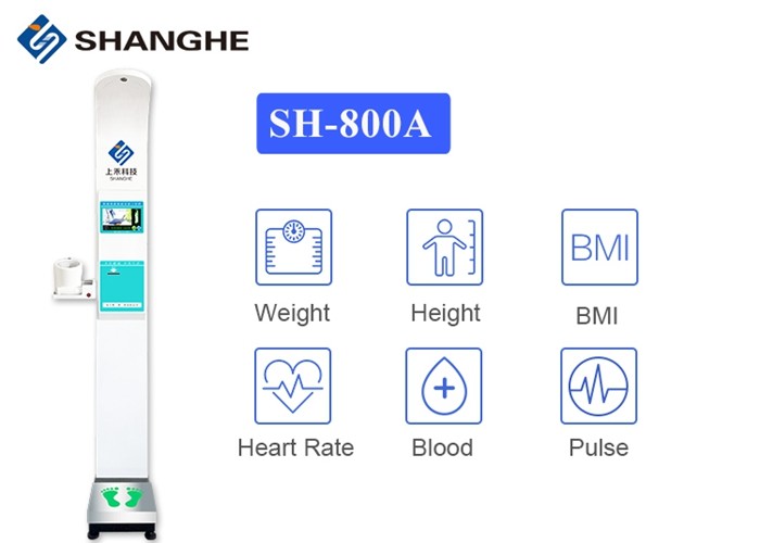 BMI Body Composition Analyzer Scale Blood Pressure Monitor Multi Functional