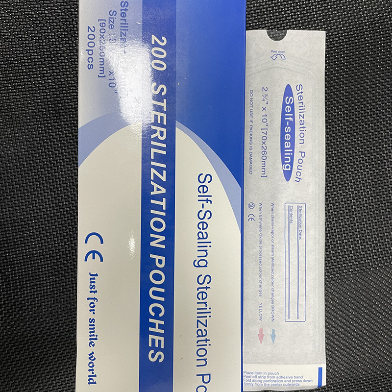Medical Grade Self Sealing Dental Instruments Packaging Steam, ETO Self Seal Sterilization Pouch