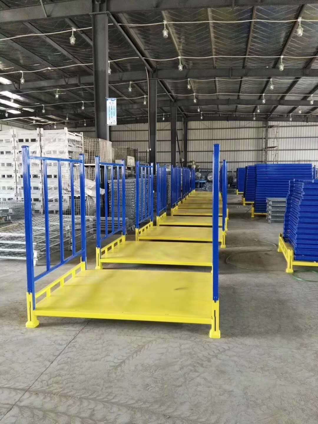 Customized Steel Portable Stacking Racks 1500kg Load Capacity 200mm Wheel Diameter