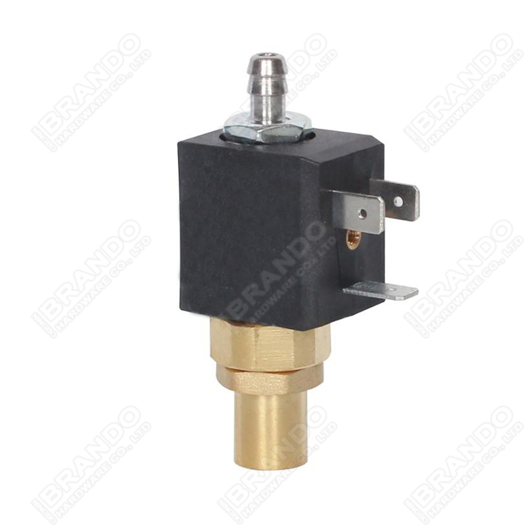 3 Way Brass Solenoid Valve 24V 110V 220V For Espresso Coffee Maker